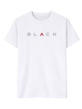 Men's/Women's Graphic T-Shirt "black", Size XL, White